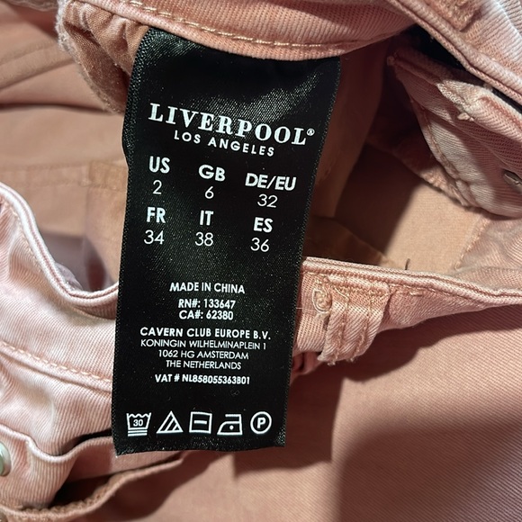 Liverpool Los Angeles “The Ankle Skinny” size 2/26 in Mauve Blush - Picture 4 of 7